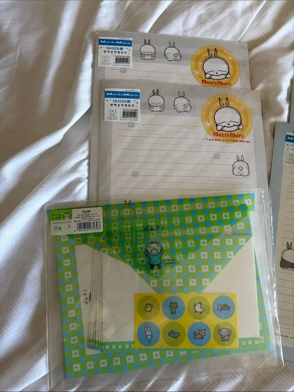 6 Packs of Sanrio & MashiMoro Stationary